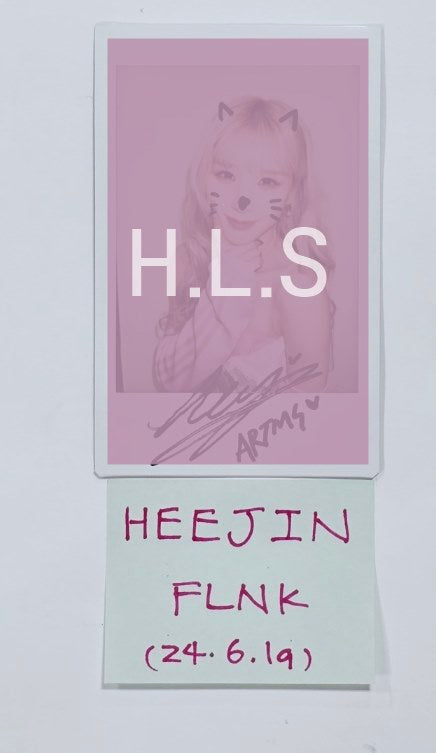 HEEJIN (Of Artms) "DALL" - Hand Autographed(Signed) Polaroid [24.6.19] - HALLYUSUPERSTORE