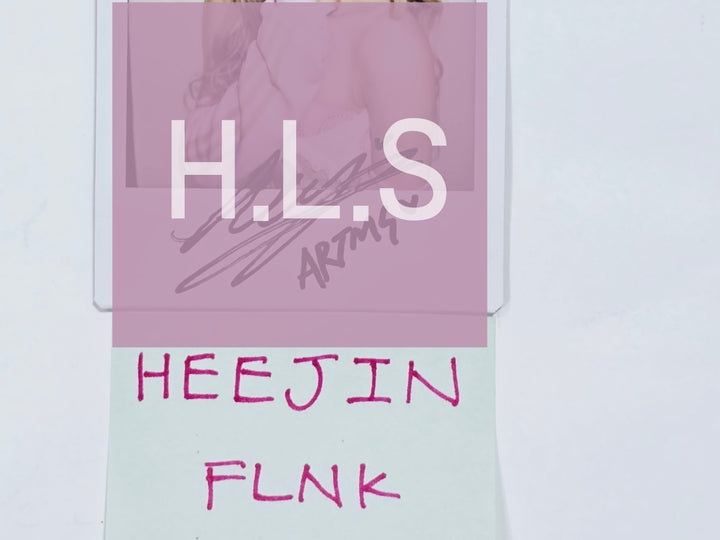 HEEJIN (Of Artms) "DALL" - Hand Autographed(Signed) Polaroid [24.6.19] - HALLYUSUPERSTORE