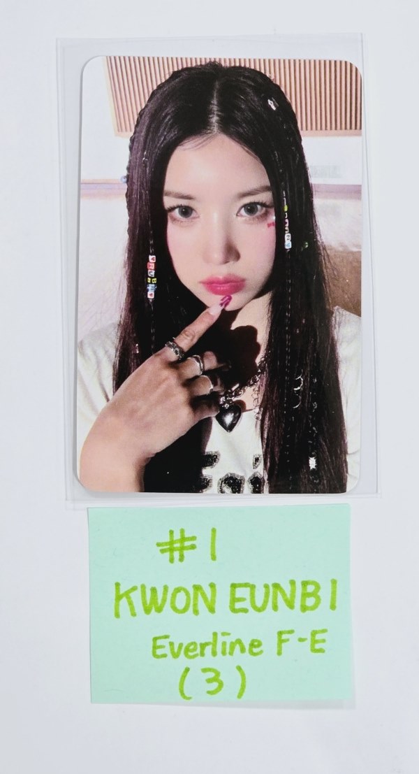 KWON EUNBI "SABOTAGE" - Everline Fansign Event Photocard [24.6.19] - HALLYUSUPERSTORE