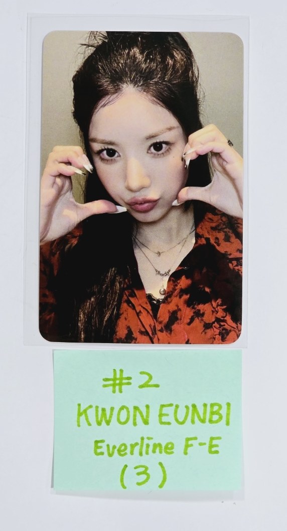 KWON EUNBI "SABOTAGE" - Everline Fansign Event Photocard [24.6.19] - HALLYUSUPERSTORE