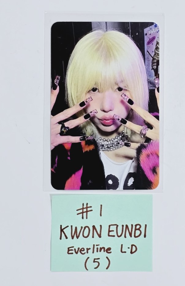 KWON EUNBI "SABOTAGE" - Everline Lucky Draw Event Photocard [24.6.19] - HALLYUSUPERSTORE