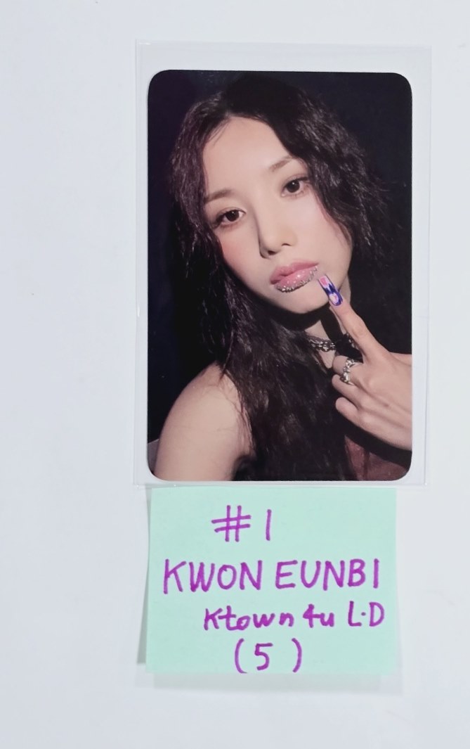 KWON EUNBI "SABOTAGE" - Ktown4U Lucky Draw & Drink Event Photocard [24.6.19] - HALLYUSUPERSTORE