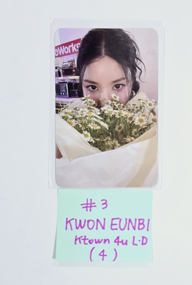 KWON EUNBI "SABOTAGE" - Ktown4U Lucky Draw & Drink Event Photocard [24.6.19] - HALLYUSUPERSTORE