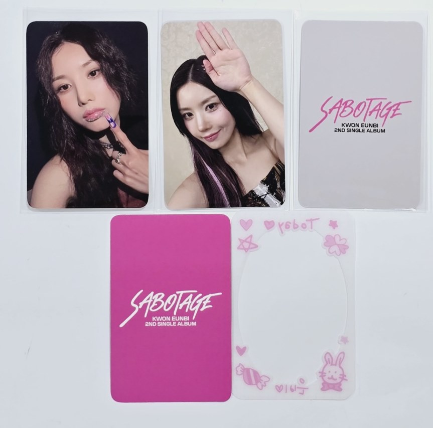 KWON EUNBI "SABOTAGE" - Ktown4U Lucky Draw & Drink Event Photocard [24.6.19] - HALLYUSUPERSTORE