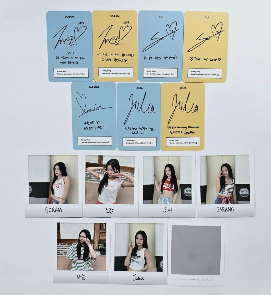 Candy Shop "Girls Don’t Cry" - Official Photocard, Polaroid Photo [24.6.20] - HALLYUSUPERSTORE