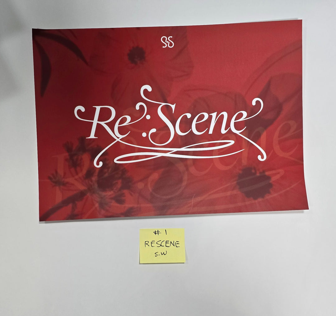 RESCENE "Re:Scene" - Hand Autographed(Signed) Paper [24.6.20]