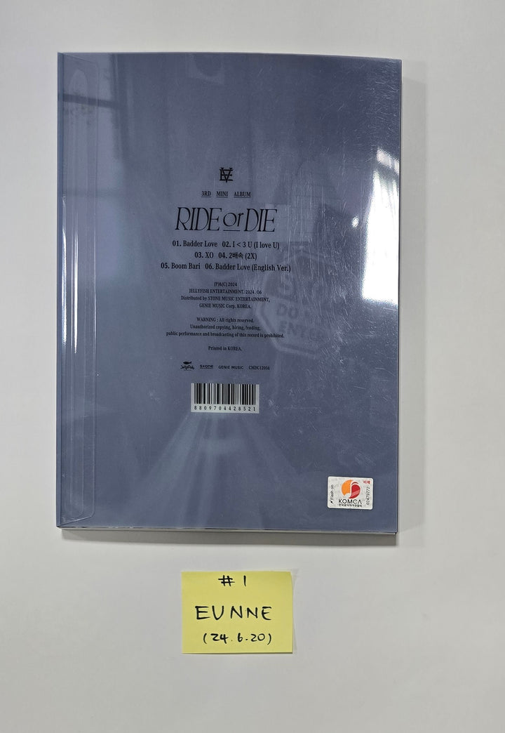 EVNNE "RIDE or DIE" - Hand Autographed(Signed) Promo Album [24.6.20] - HALLYUSUPERSTORE