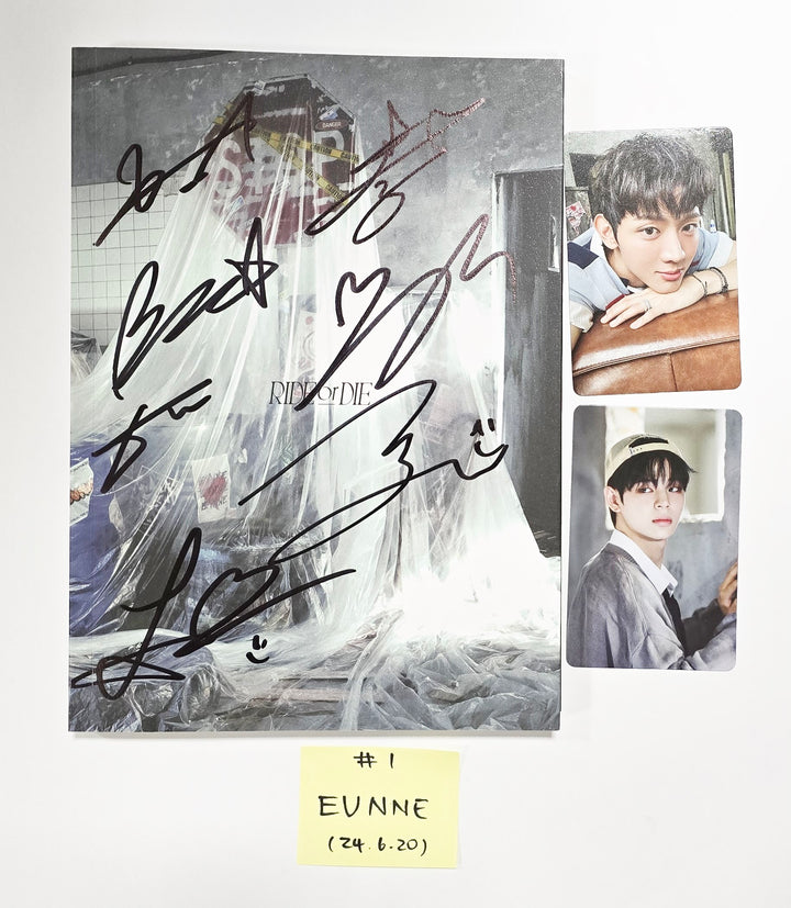 EVNNE "RIDE or DIE" - Hand Autographed(Signed) Promo Album [24.6.20] - HALLYUSUPERSTORE