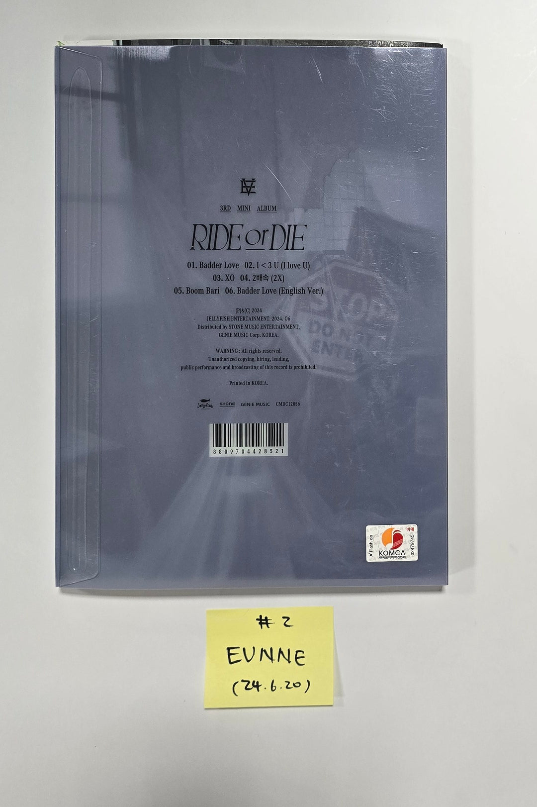 EVNNE "RIDE or DIE" - Hand Autographed(Signed) Promo Album [24.6.20] - HALLYUSUPERSTORE