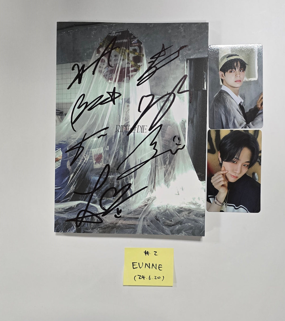 EVNNE "RIDE or DIE" - Hand Autographed(Signed) Promo Album [24.6.20] - HALLYUSUPERSTORE