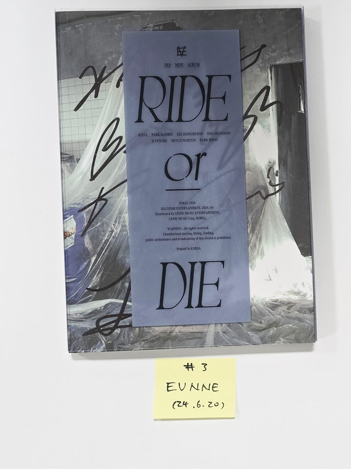 EVNNE "RIDE or DIE" - Hand Autographed(Signed) Promo Album [24.6.20] - HALLYUSUPERSTORE