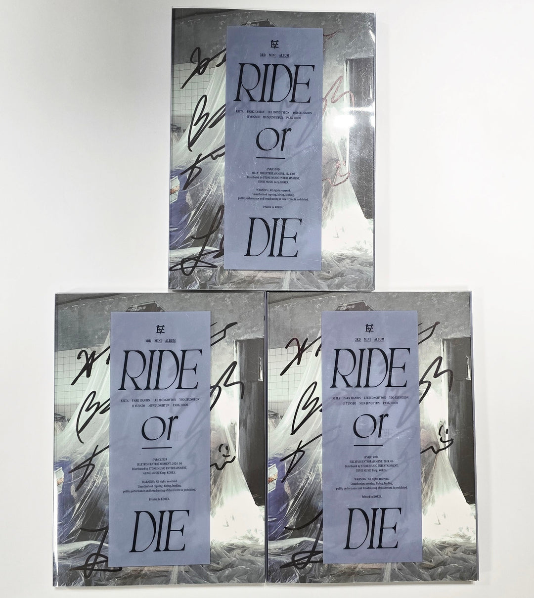 EVNNE "RIDE or DIE" - Hand Autographed(Signed) Promo Album [24.6.20] - HALLYUSUPERSTORE