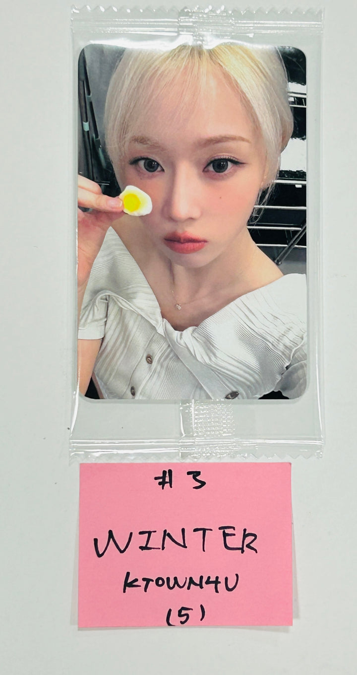 Aespa "Armageddon : The Mystery Circle" - Ktown4U Fansign Event Photocard [Zine Ver.] [24.6.20] - HALLYUSUPERSTORE