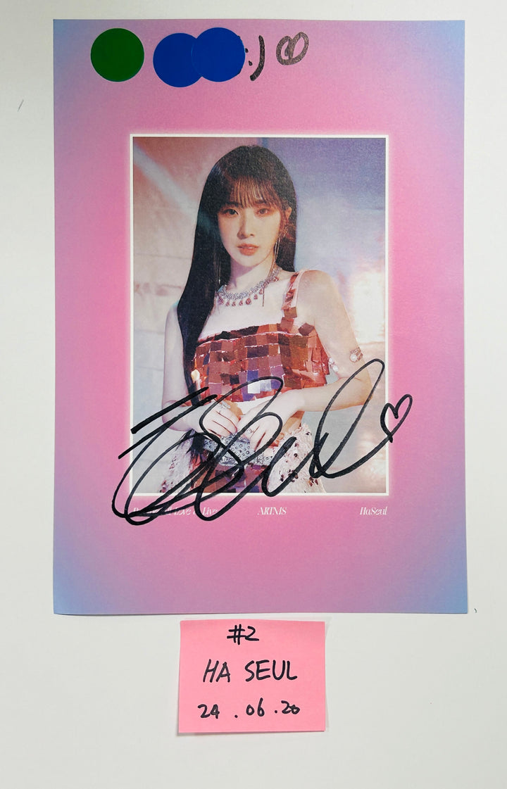 Artms "DALL" - A Cut Page From Fansign Event Album [24.6.20] - HALLYUSUPERSTORE