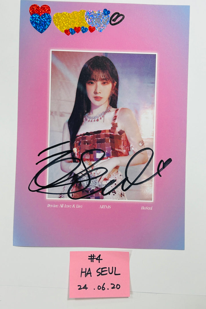 Artms "DALL" - A Cut Page From Fansign Event Album [24.6.20] - HALLYUSUPERSTORE