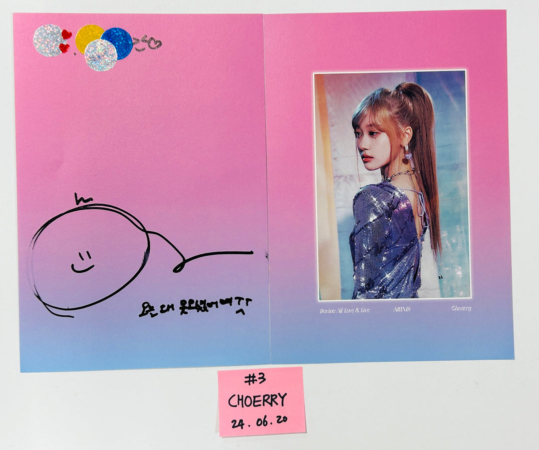 Artms "DALL" - A Cut Page From Fansign Event Album [24.6.20]