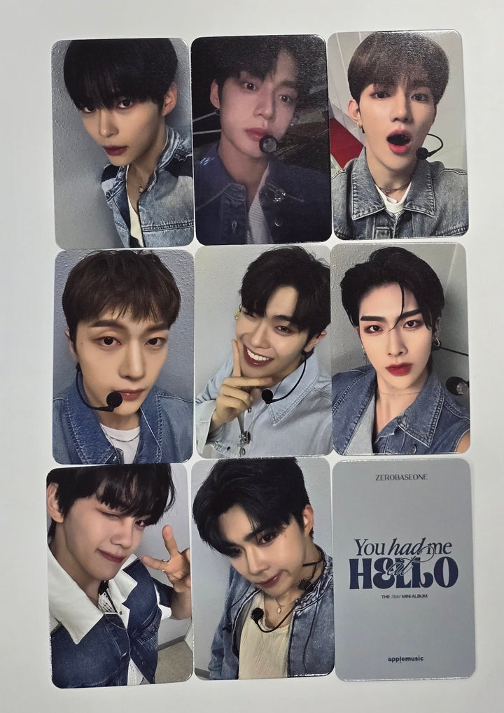 ZEROBASEONE(ZB1) "You had me at HELLO" - Apple Music Fansign Event Photocard [24.6.21]