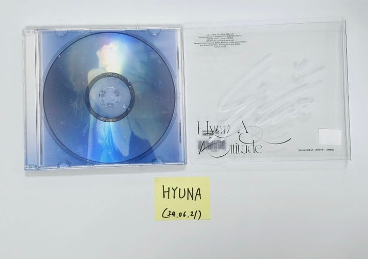 HyunA "Attitude" - Hand Autographed(Signed) Album [24.6.21] - HALLYUSUPERSTORE