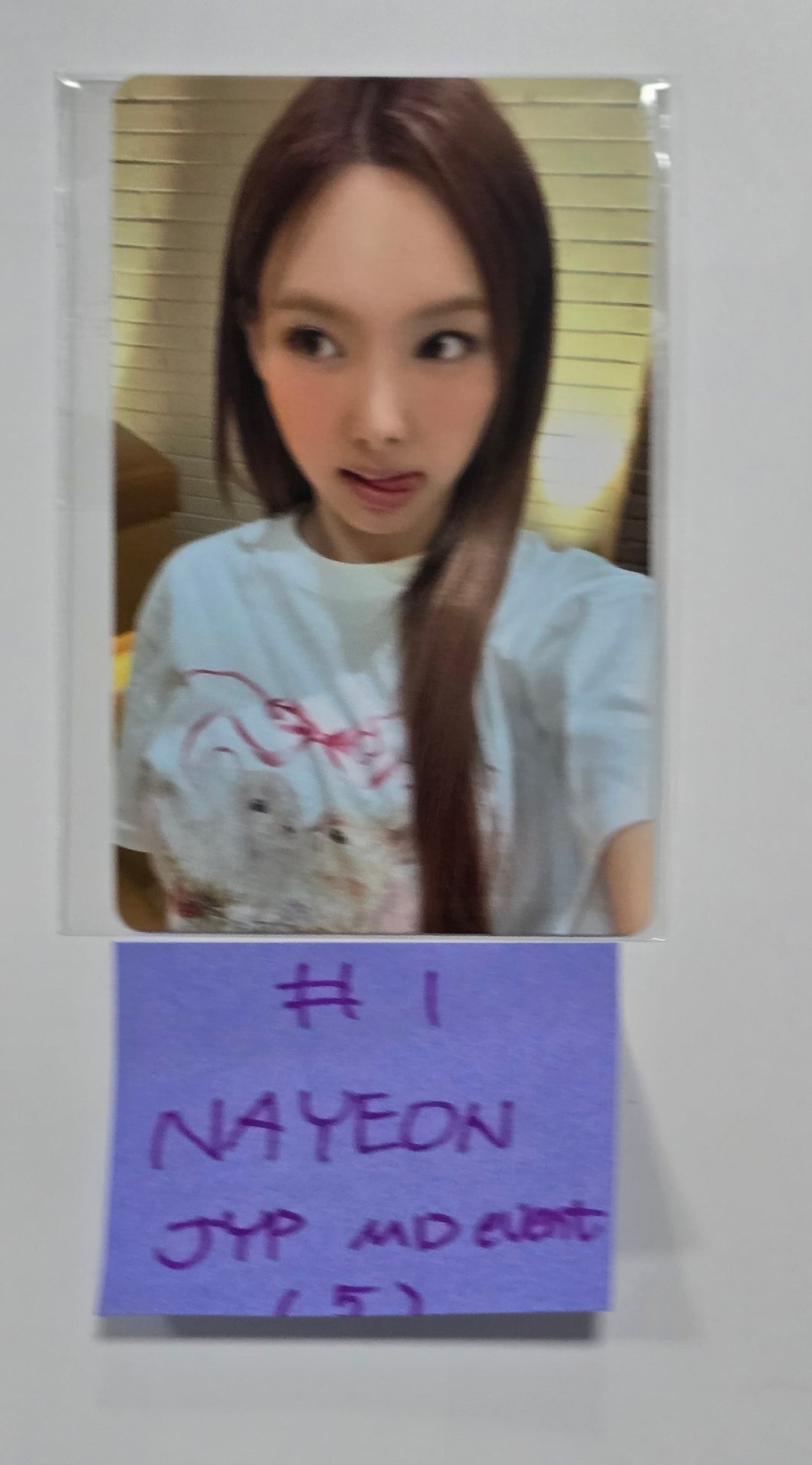 NAYEON (Of TWICE) "NA" - JYP Shop MD Event Photocard [24.6.21] - HALLYUSUPERSTORE