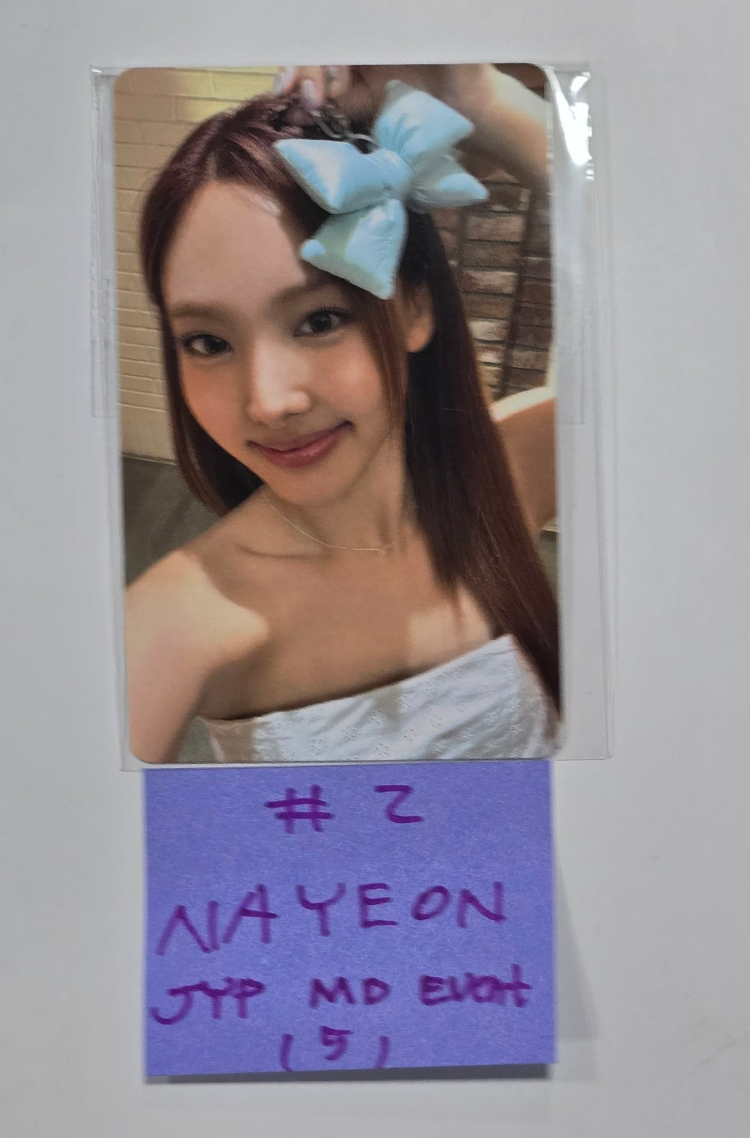 NAYEON (Of TWICE) "NA" - JYP Shop MD Event Photocard [24.6.21] - HALLYUSUPERSTORE