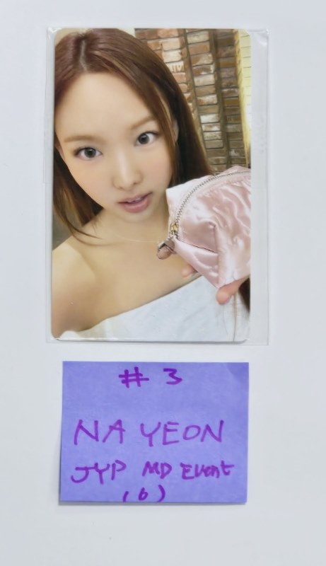 NAYEON (Of TWICE) "NA" - JYP Shop MD Event Photocard [24.6.21] - HALLYUSUPERSTORE