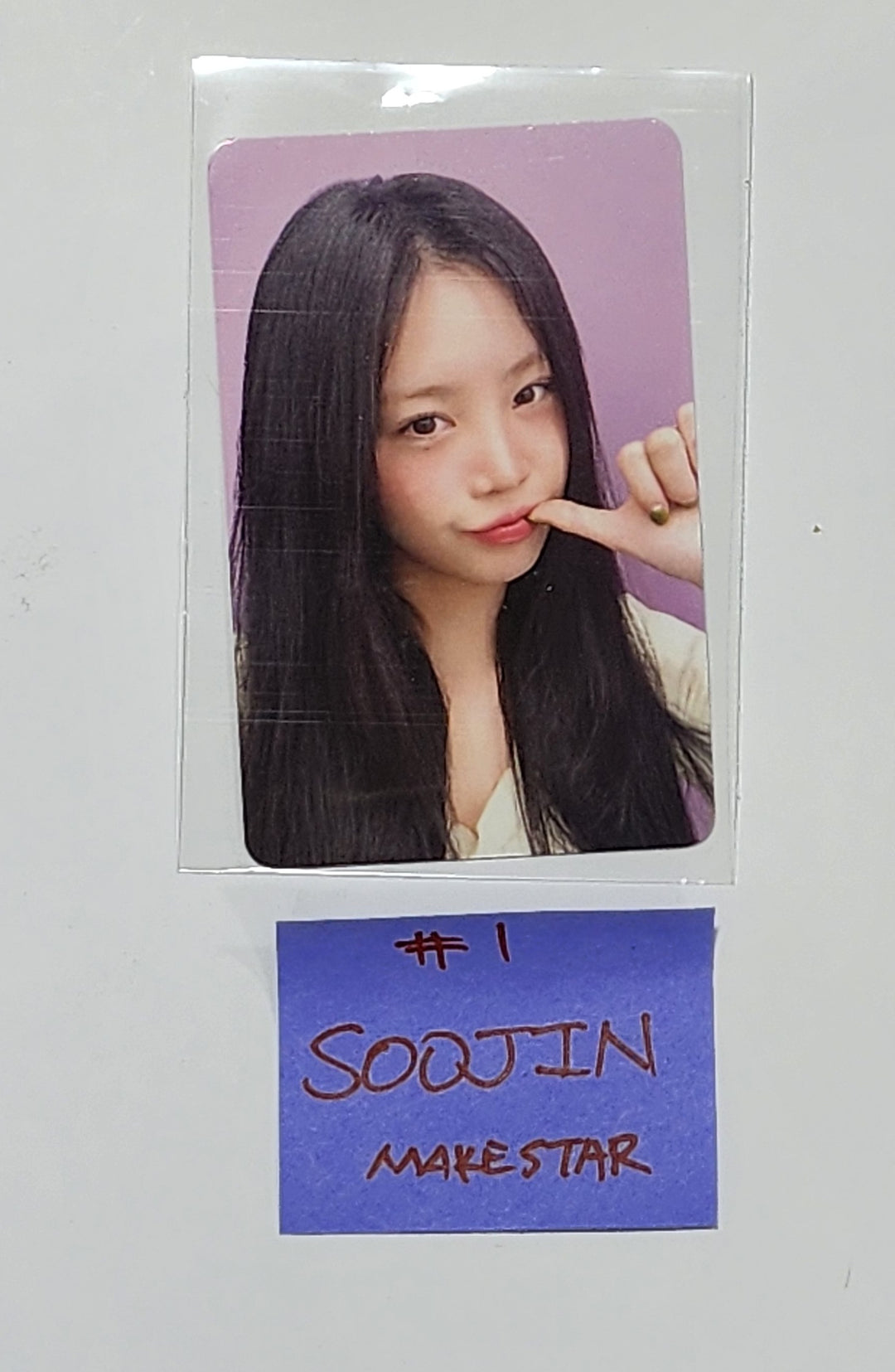 Soojin "RIZZ" - Makestar Fansign Event Photocard Round 4 [24.6.21] - HALLYUSUPERSTORE