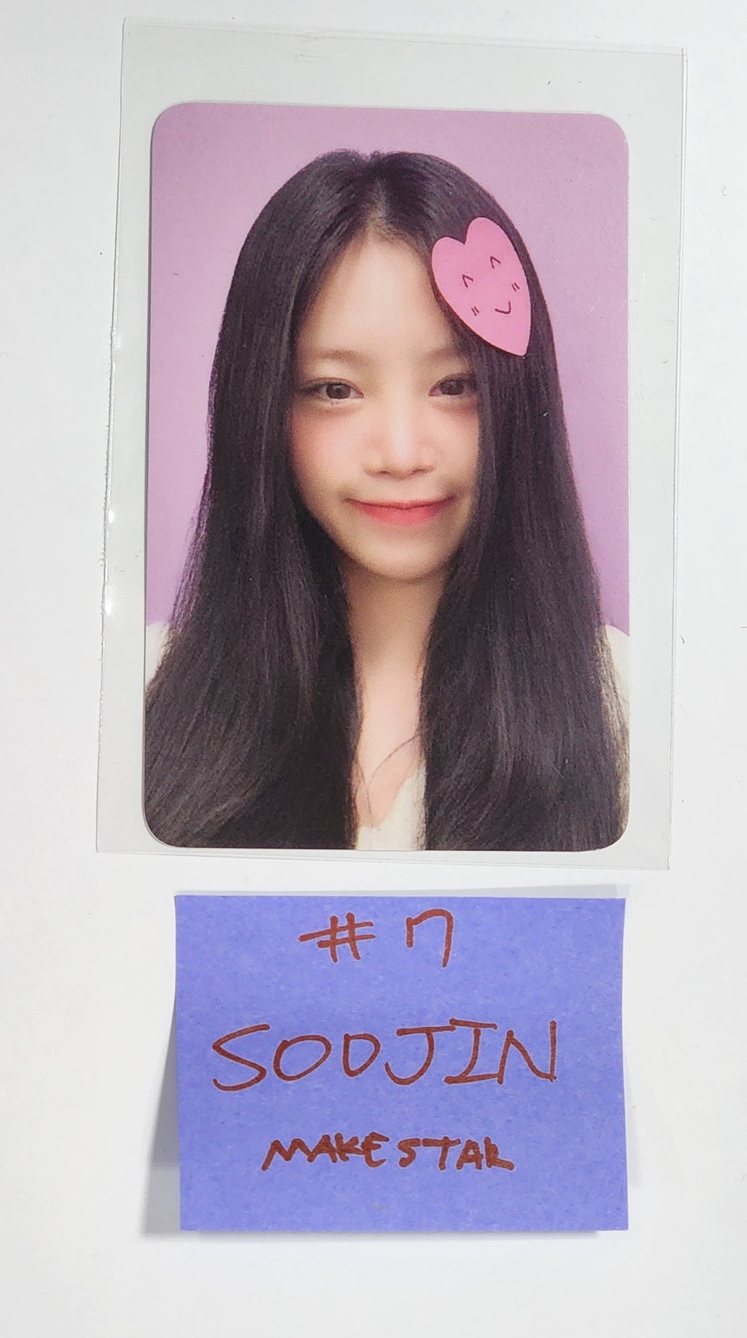 Soojin "RIZZ" - Makestar Fansign Event Photocard Round 4 [24.6.21] - HALLYUSUPERSTORE