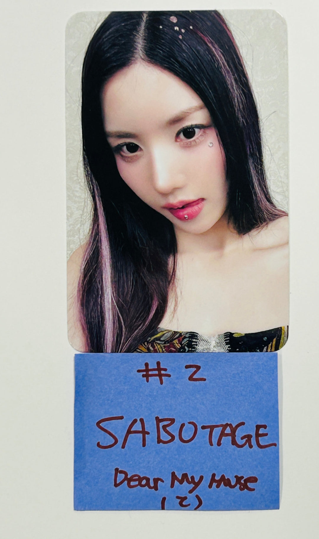 KWON EUNBI "SABOTAGE" - Dear My Muse Fansign Event Photocard [24.6.21] - HALLYUSUPERSTORE