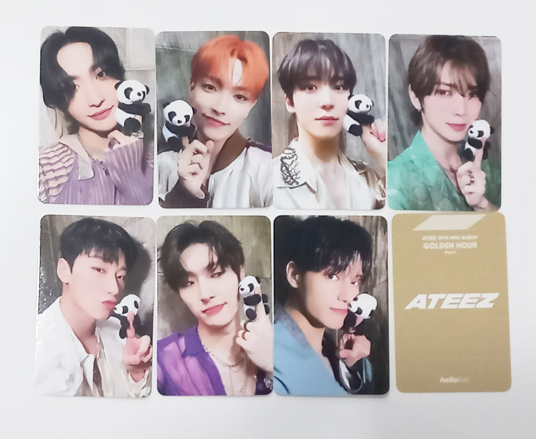 Ateez "GOLDEN HOUR : Part.1" - Hello Live Fansign Event Photocard ...