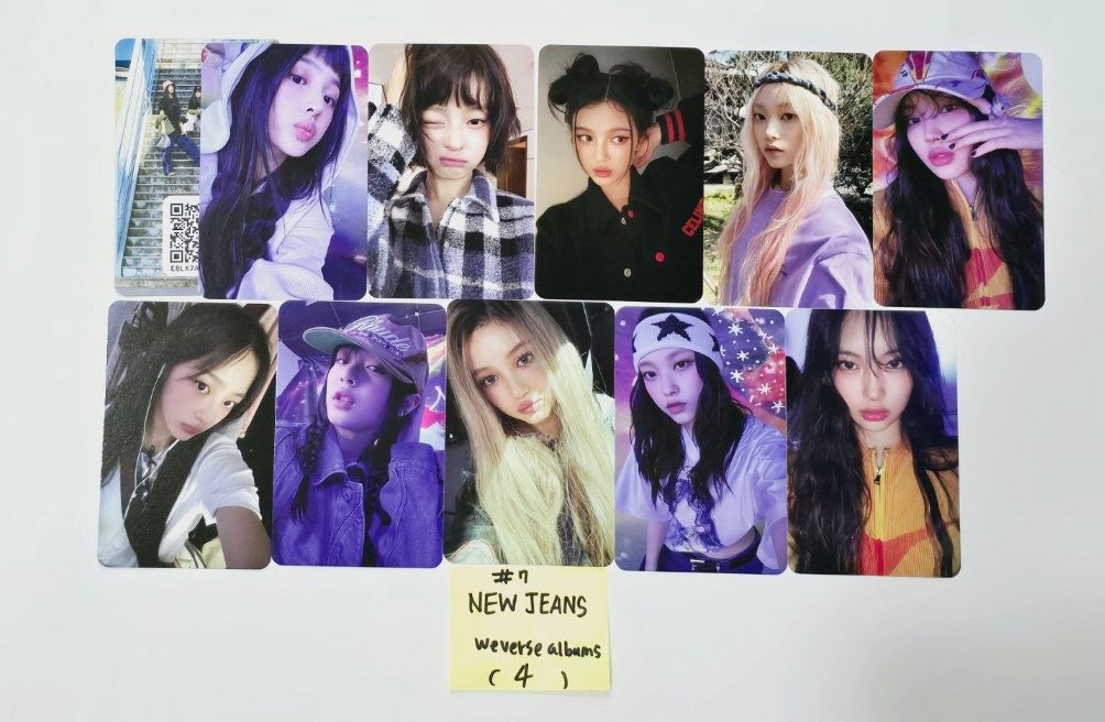 NewJeans "Supernatural" - Official Photocard [Cross Bag ver, Drawstring Bag ver, Weverse Albums Ver.] [24.6.24] - HALLYUSUPERSTORE