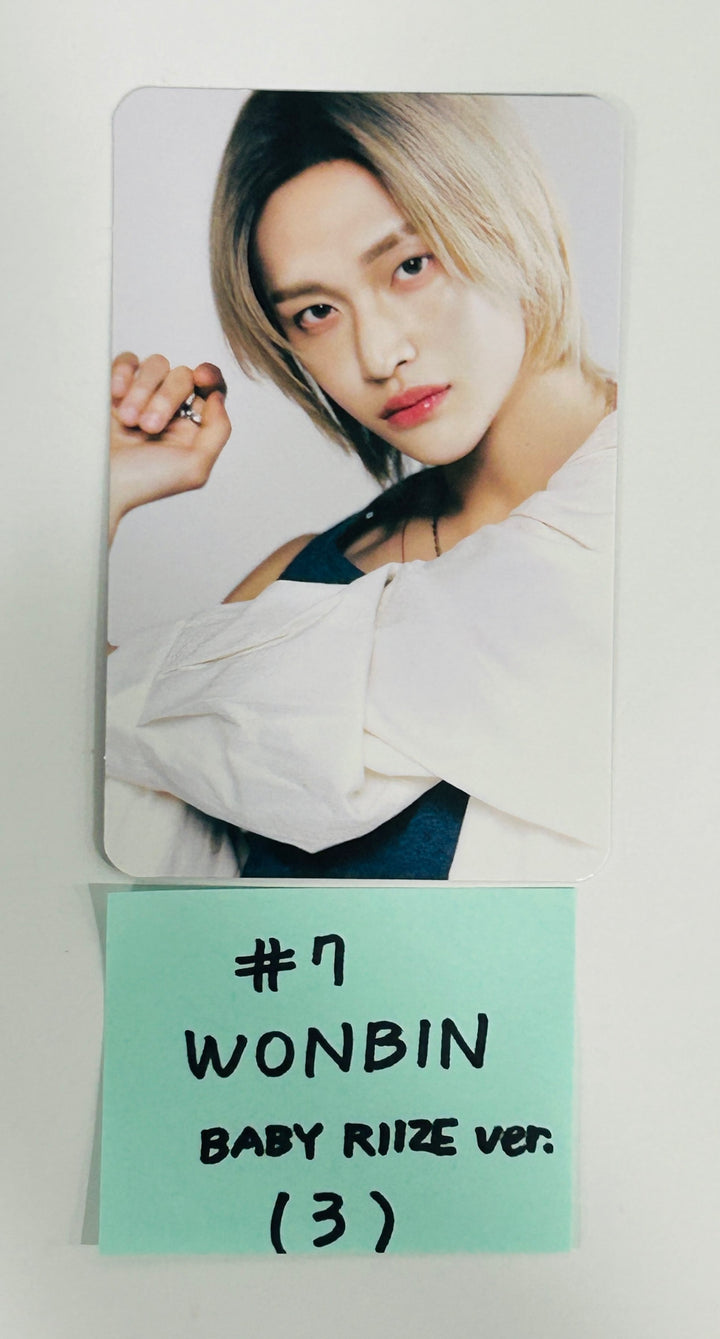 RIIZE "RIIZING" - Trading Photocard [BABY RIIZE Ver.] [24.6.24] - HALLYUSUPERSTORE