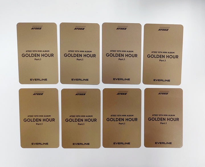 Ateez "GOLDEN HOUR : Part.1" - Everline Pre-Order Benefit Photocard [24.6.25] - HALLYUSUPERSTORE