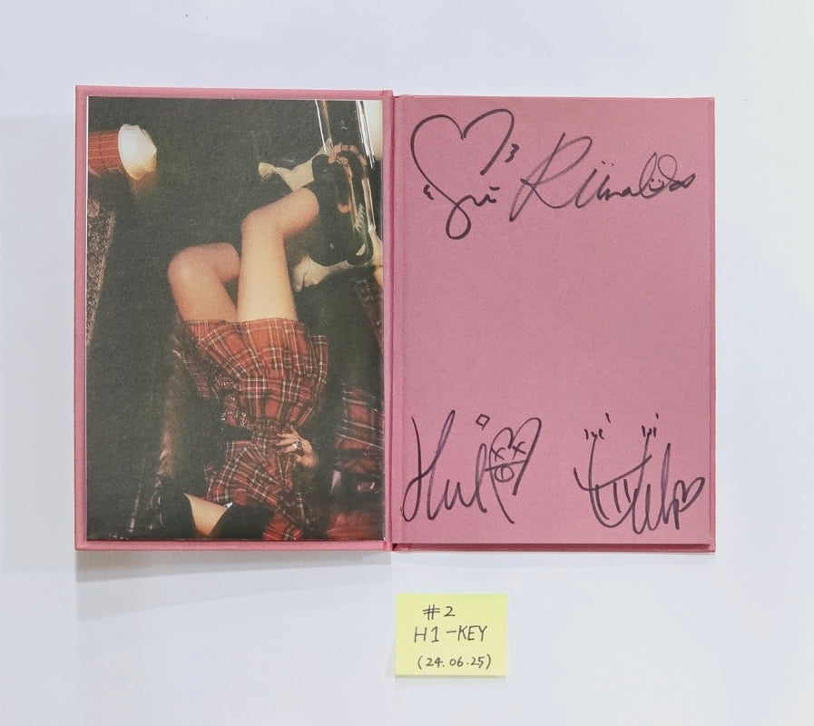 H1-Key "Love or Hate", Kwon Eunbi "Sabotage", Candy Shop "Girls Don't Dry" - Hand Autographed(Signed) Promo Album [24.6.25] - HALLYUSUPERSTORE