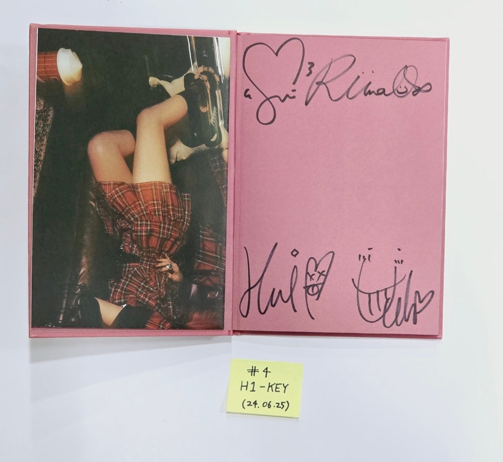 H1-Key "Love or Hate", Kwon Eunbi "Sabotage", Candy Shop "Girls Don't Dry" - Hand Autographed(Signed) Promo Album [24.6.25]