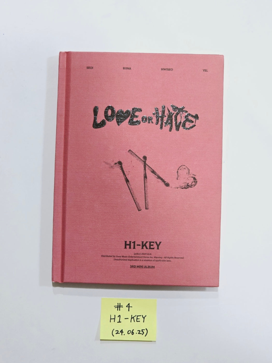 H1-Key "Love or Hate", Kwon Eunbi "Sabotage", Candy Shop "Girls Don't Dry" - Hand Autographed(Signed) Promo Album [24.6.25] - HALLYUSUPERSTORE