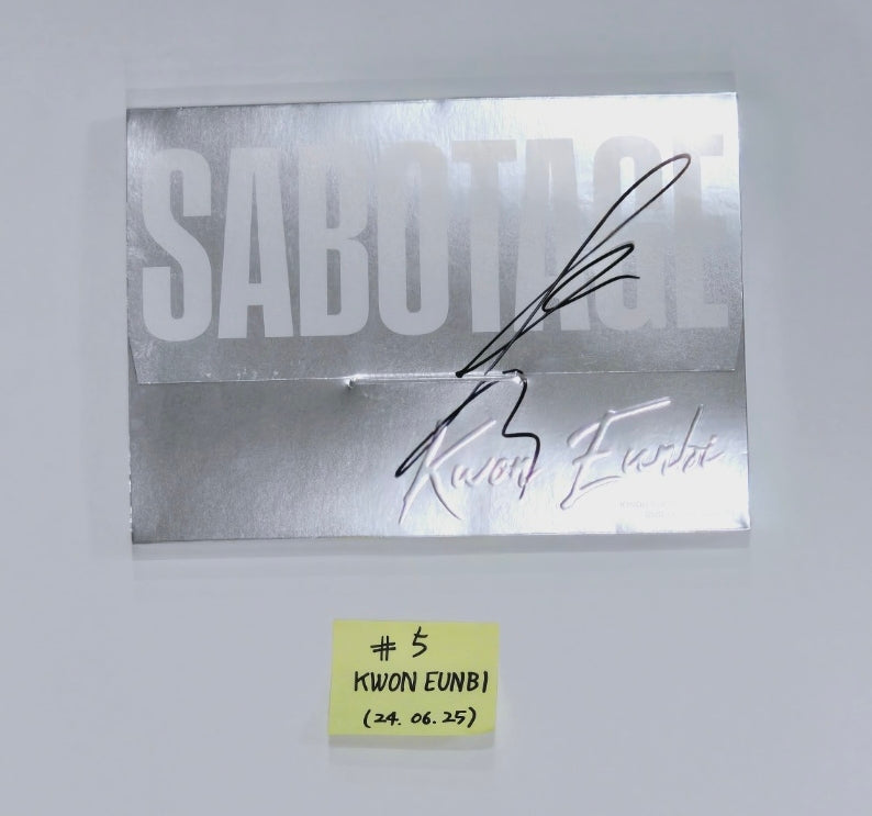 H1-Key "Love or Hate", Kwon Eunbi "Sabotage", Candy Shop "Girls Don't Dry" - Hand Autographed(Signed) Promo Album [24.6.25] - HALLYUSUPERSTORE