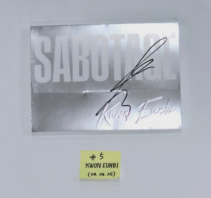 H1-Key "Love or Hate", Kwon Eunbi "Sabotage", Candy Shop "Girls Don't Dry" - Hand Autographed(Signed) Promo Album [24.6.25] - HALLYUSUPERSTORE