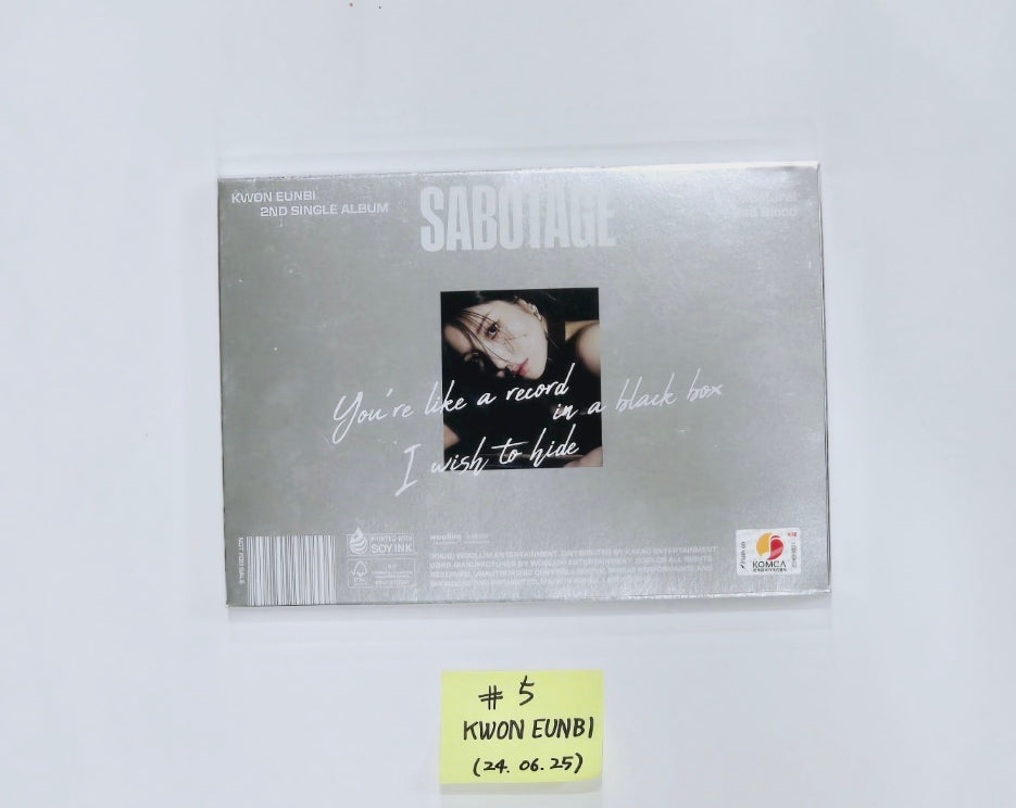 H1-Key "Love or Hate", Kwon Eunbi "Sabotage", Candy Shop "Girls Don't Dry" - Hand Autographed(Signed) Promo Album [24.6.25]