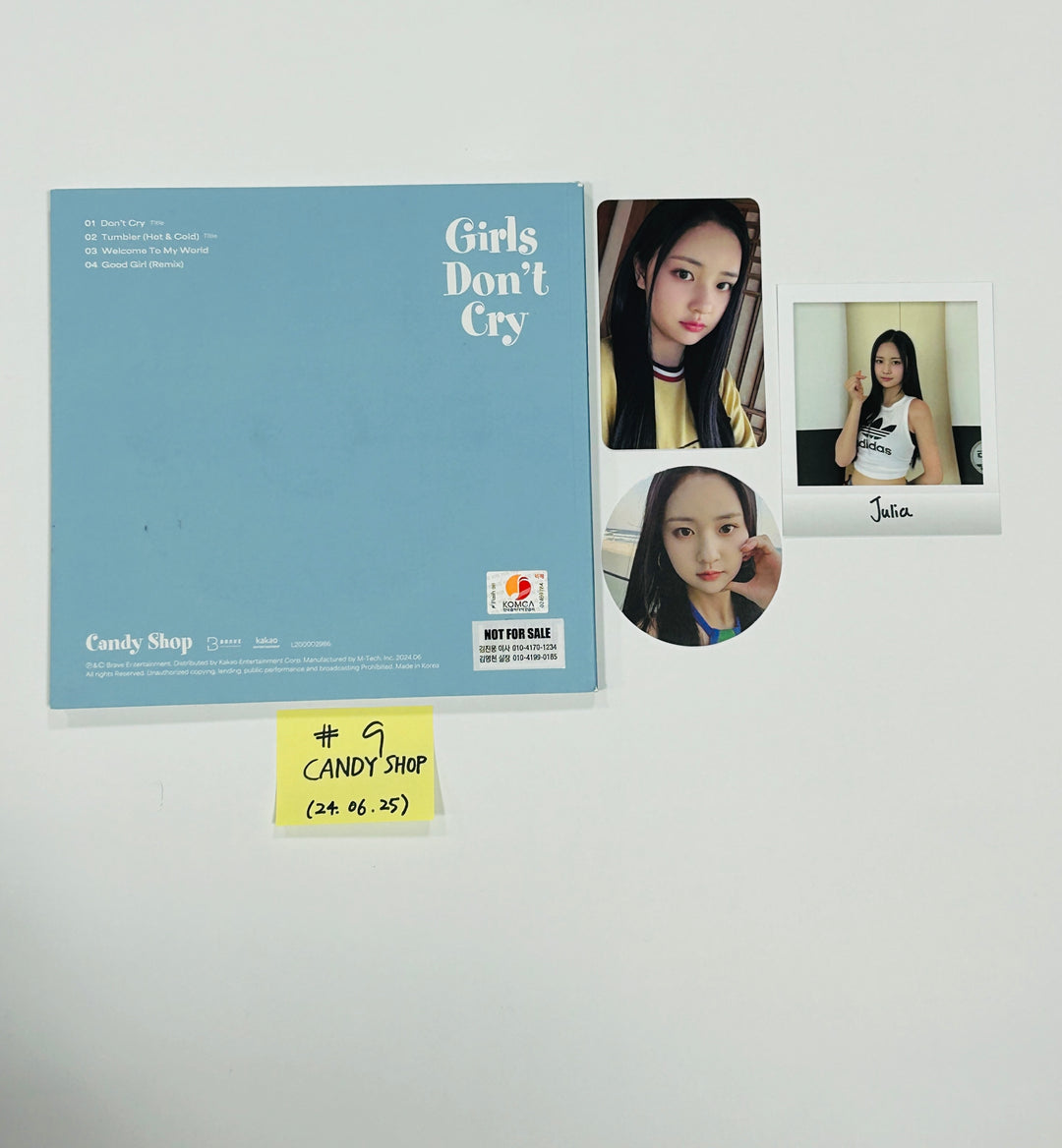 H1-Key "Love or Hate", Kwon Eunbi "Sabotage", Candy Shop "Girls Don't Dry" - Hand Autographed(Signed) Promo Album [24.6.25]