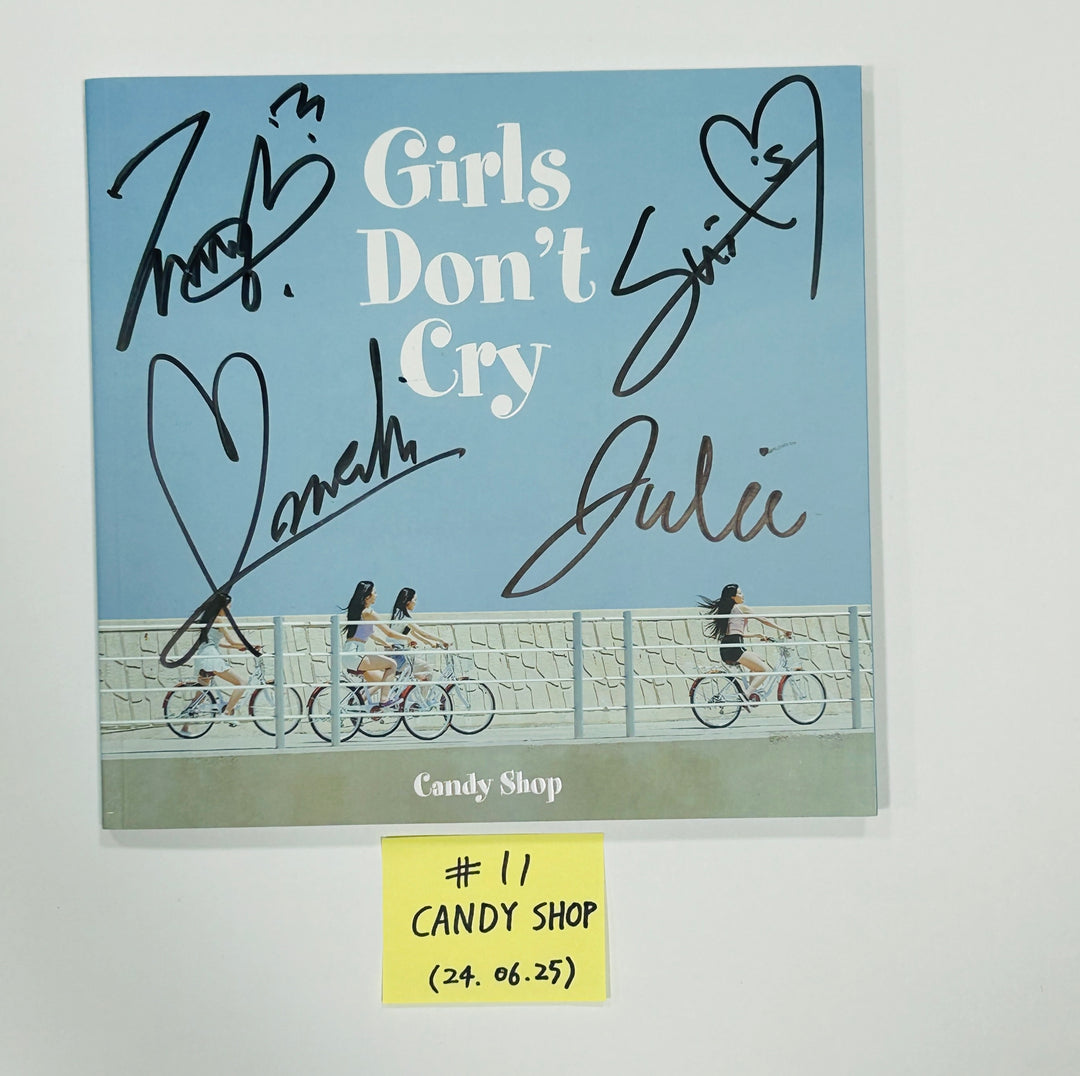 H1-Key "Love or Hate", Kwon Eunbi "Sabotage", Candy Shop "Girls Don't Dry" - Hand Autographed(Signed) Promo Album [24.6.25]