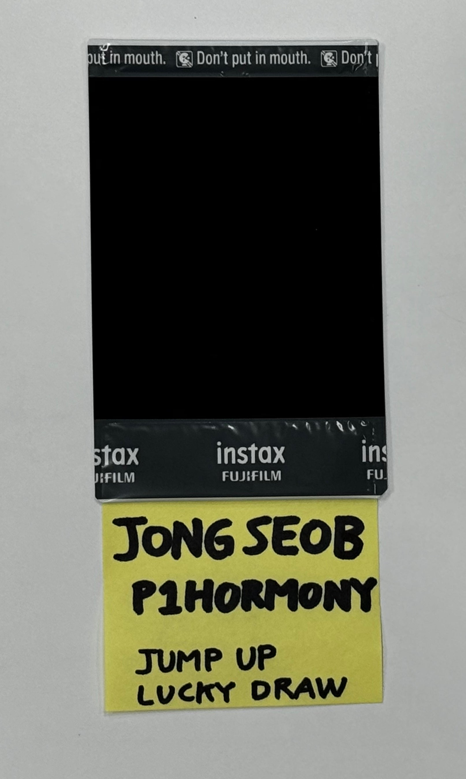 P1Harmony ジョンソプ 直筆サイン入りポラロイド Jongseob (of P1Harmony) 