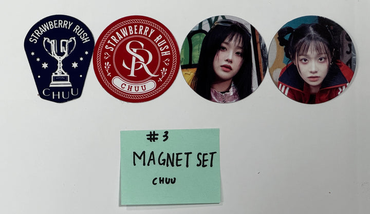 CHUU "Strawberry Rush" - Makestar, Soundwave Pre-Order Benefit Photocard, Magnet Set (STAYG Album Ver.) [24.6.27]