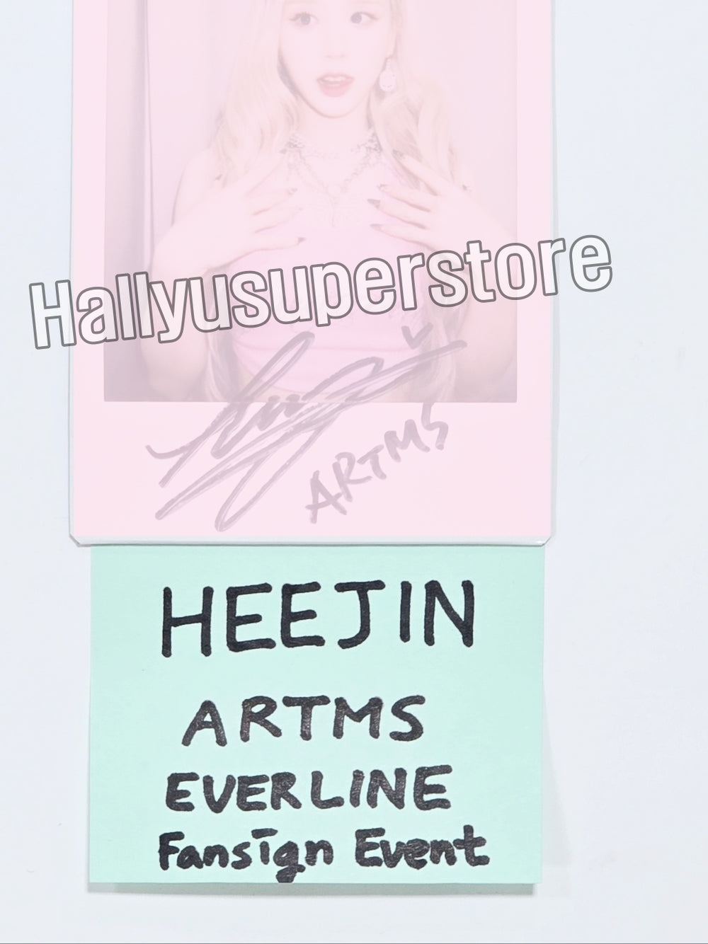 HeeJin (of Artms) "DALL" - Hand Autographed(Signed) Polaroid [24.06.27] - HALLYUSUPERSTORE