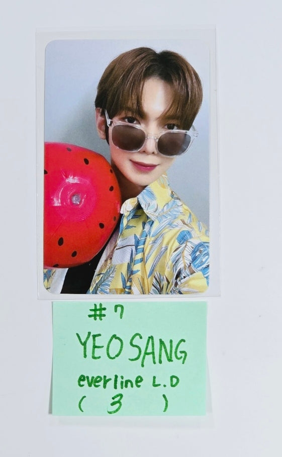 Ateez "GOLDEN HOUR : Part.1" - Everline Lucky Draw Event Photocard, Keyring [24.6.27] - HALLYUSUPERSTORE