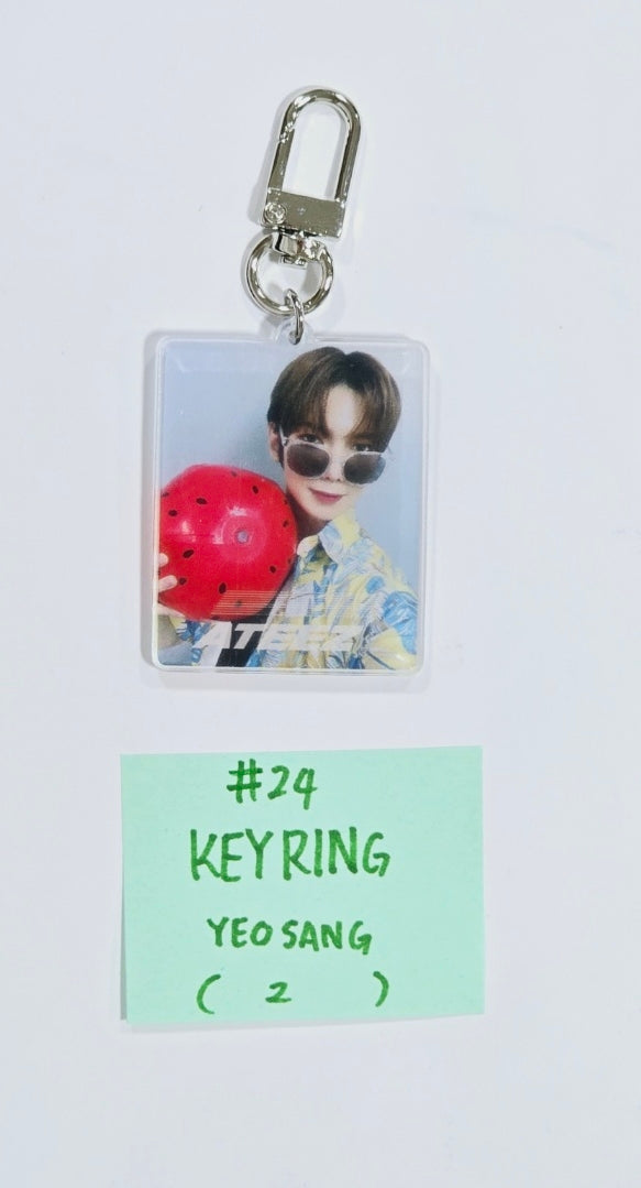 Ateez "GOLDEN HOUR : Part.1" - Everline Lucky Draw Event Photocard, Keyring [24.6.27] - HALLYUSUPERSTORE