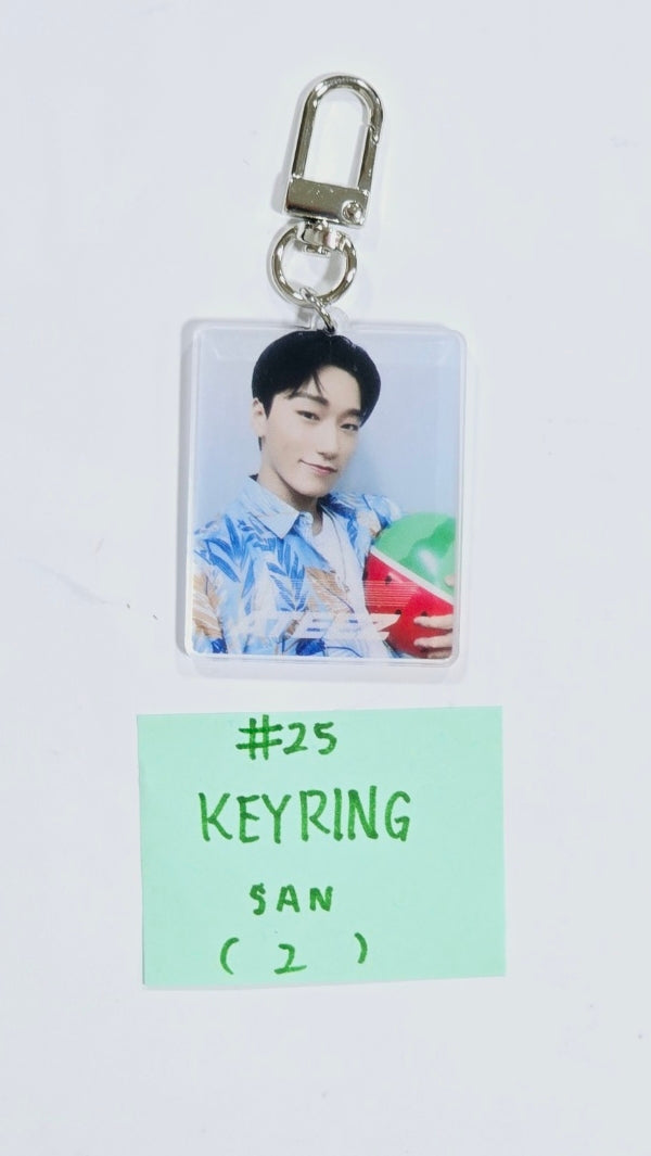 Ateez "GOLDEN HOUR : Part.1" - Everline Lucky Draw Event Photocard, Keyring [24.6.27] - HALLYUSUPERSTORE