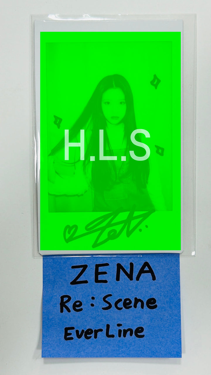 ZENA (Of RESCENE) 'Re:Scene'  - Hand Autographed(Signed) Polaroid [24.7.1]