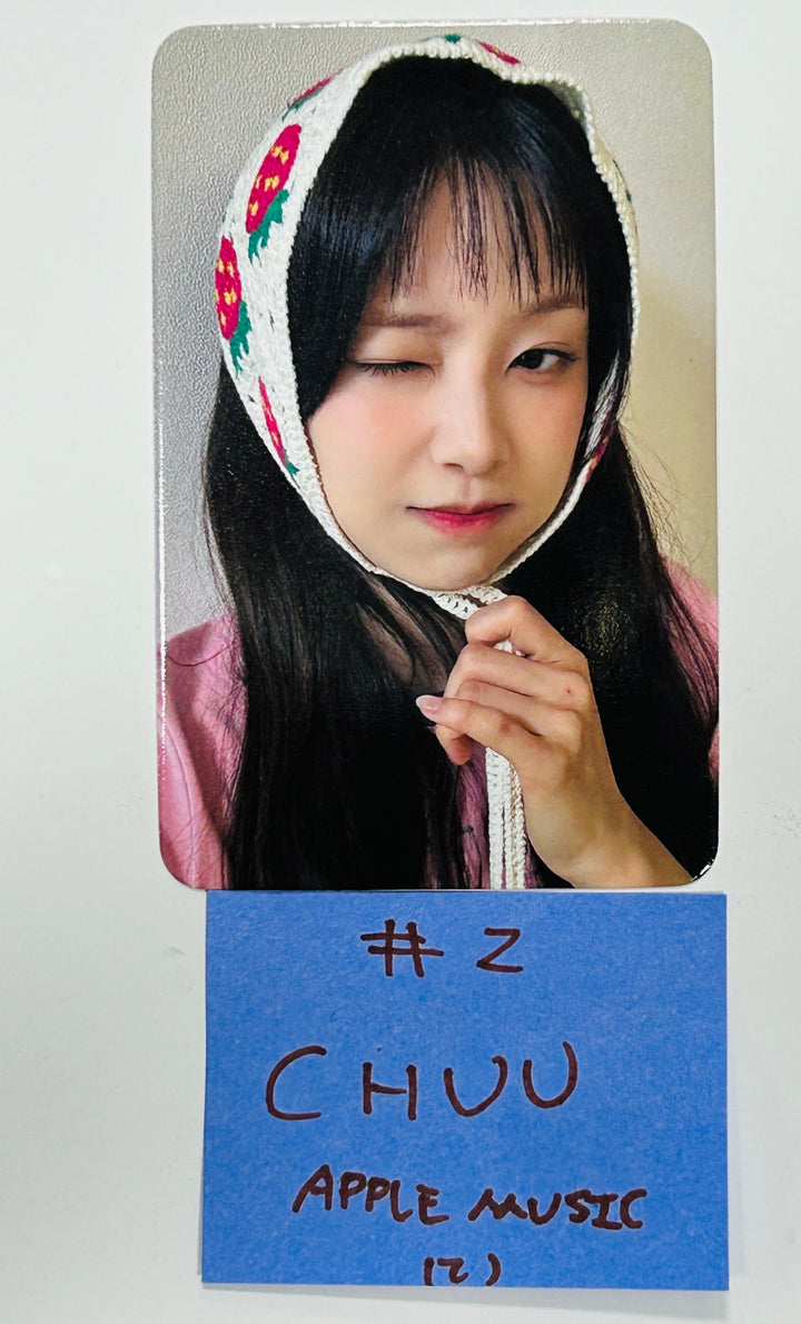 CHUU "Strawberry Rush" - Apple Music Fansign Event Photocard [24.7.1]