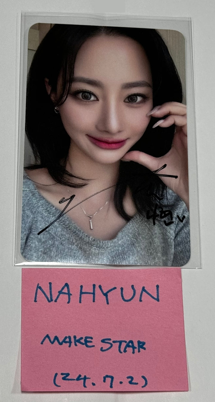 Nahyun (of Primrose) "REVIVAL" - Hand Autographed(Signed) Photocard [24.7.2] - HALLYUSUPERSTORE