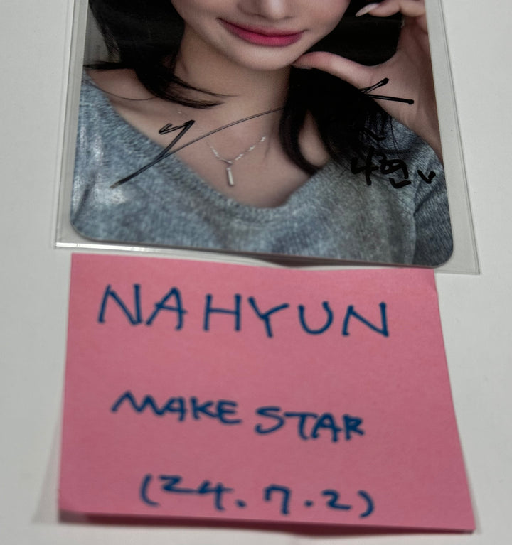 Nahyun (of Primrose) "REVIVAL" - Hand Autographed(Signed) Photocard [24.7.2] - HALLYUSUPERSTORE